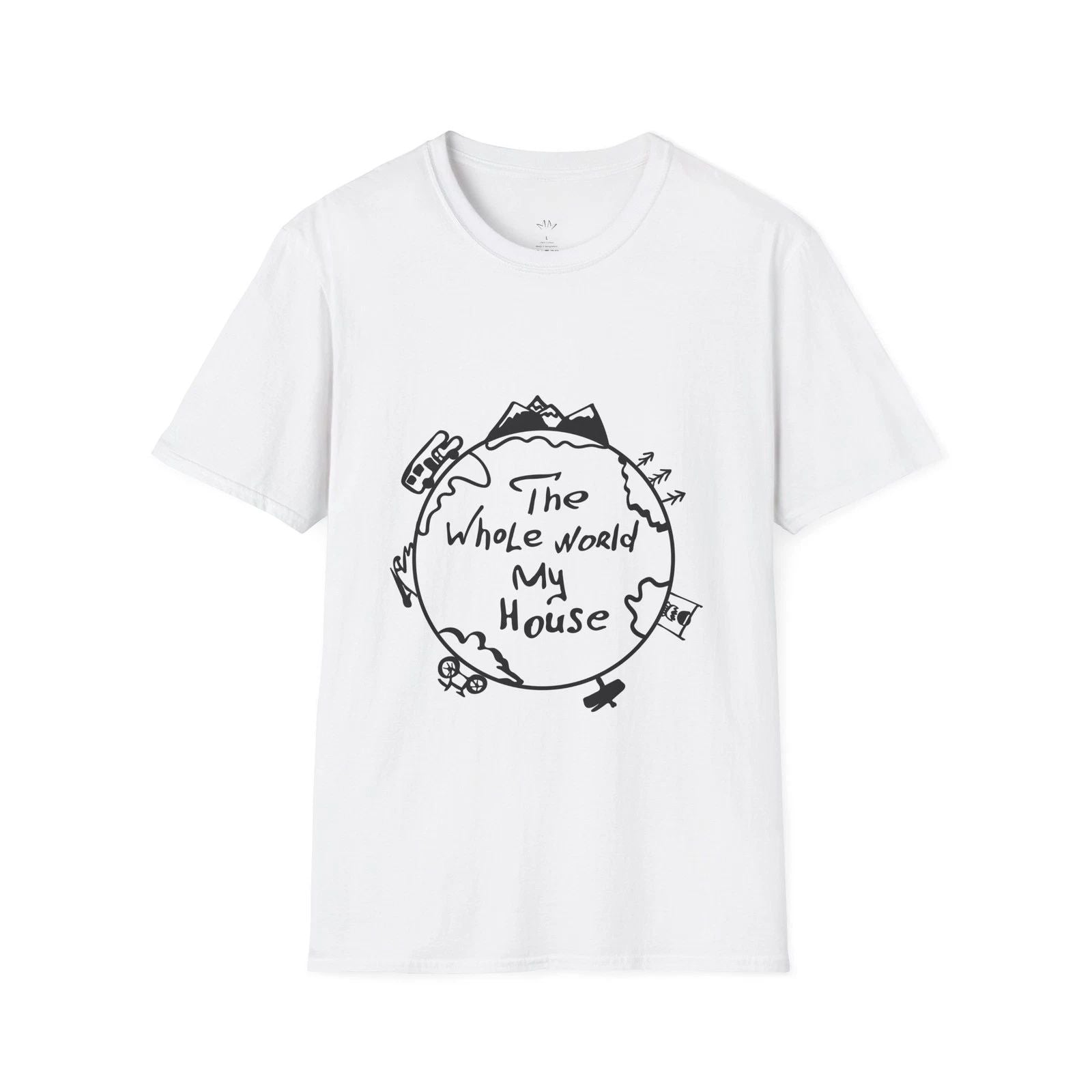 Earthy Vibes Unisex T-Shirt Eco-Friendly Fashion Travel Lover Gift Unisex T-shirt, Sweatshirt, Hoodie, Long Sleeve Tee - T-Shirt, Sweatshirt, Hoodie