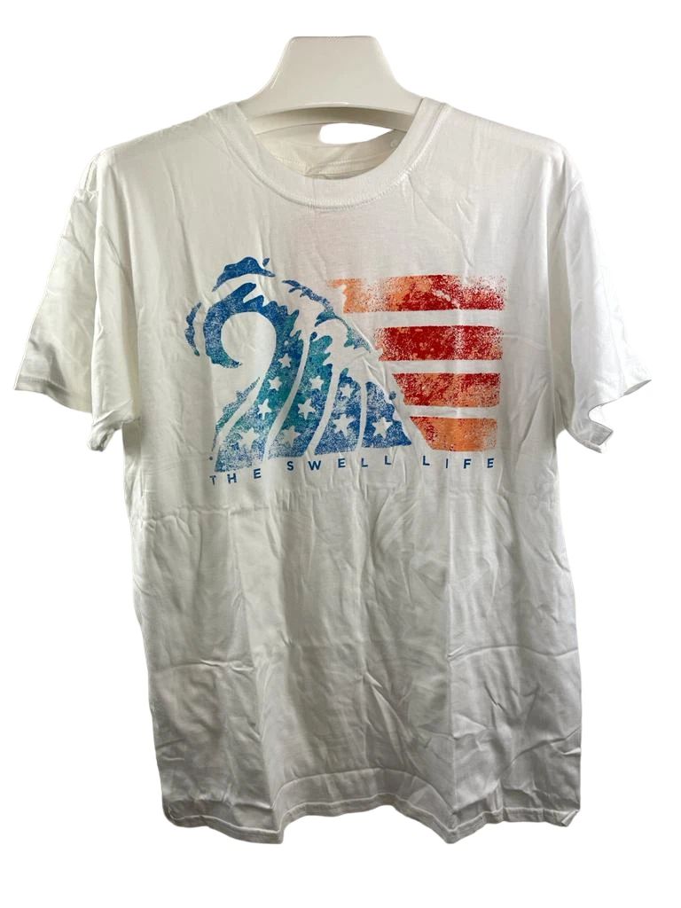 Oxide Men's Surf Graphic Short-Sleeve T-Shirt White- Small Unisex T-shirt, Sweatshirt, Hoodie, Long Sleeve Tee - T-Shirt, Sweatshirt, Hoodie