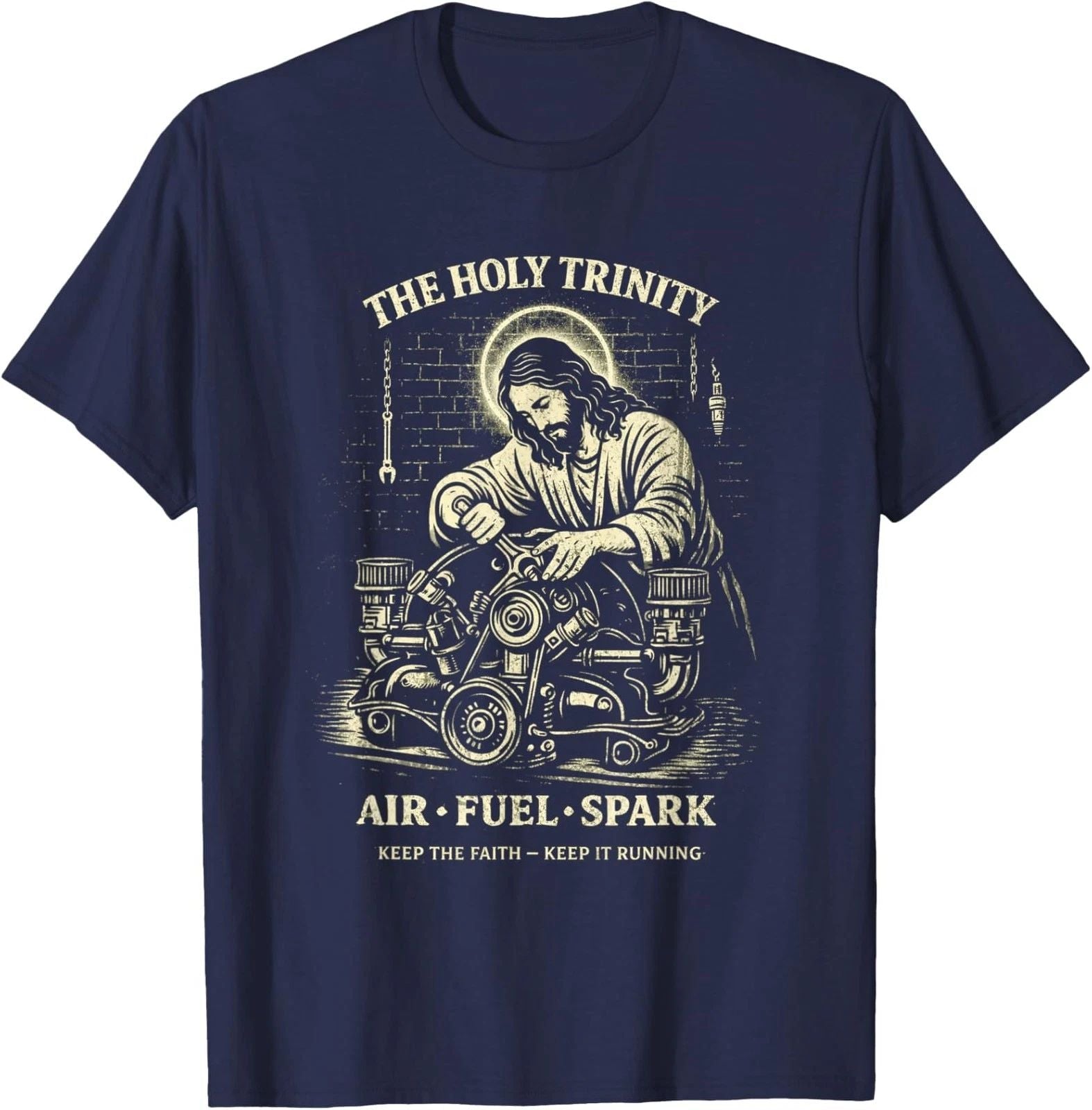 Holy Trinity Air Spark Keep The Faith Keep It Running Unisex T-Shirt Unisex T-shirt, Sweatshirt, Hoodie, Long Sleeve Tee - T-Shirt, Sweatshirt, Hoodie