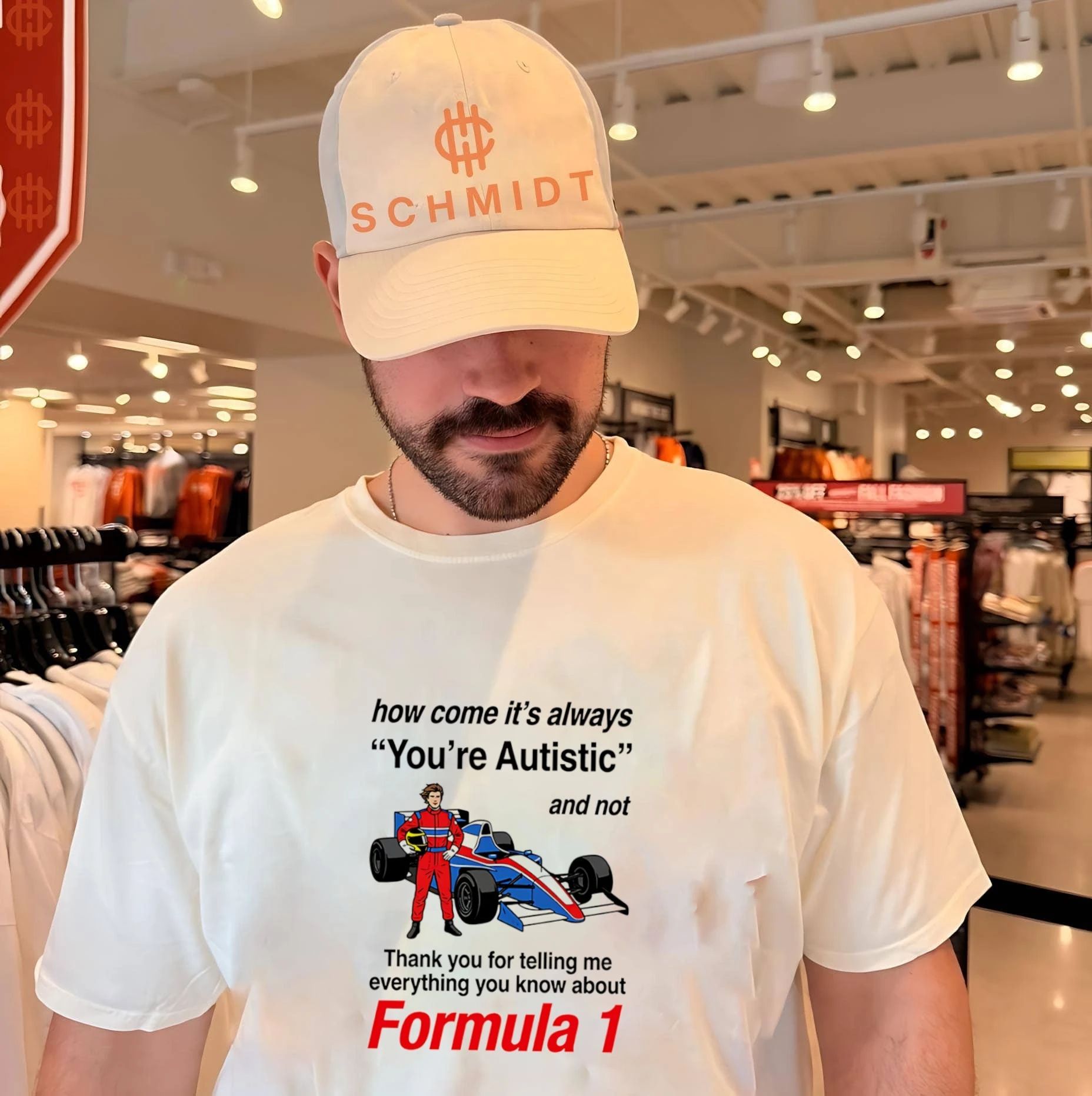 How come its always youre autistic and not thank you for telling me everything you know about Forumula 1 shirt - T-Shirt, Sweatshirt, Hoodie
