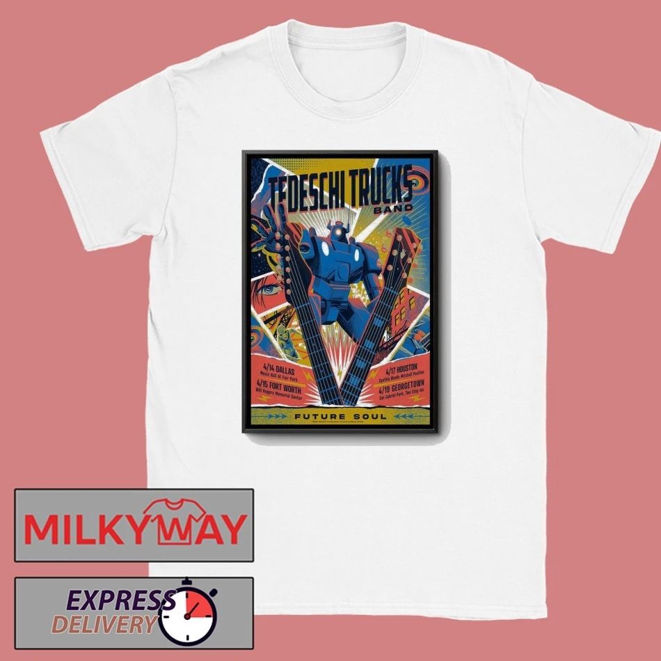 Apr 15 2026 Tedeschi Trucks Band Poster Texas Tour shirt Unisex T-shirt, Sweatshirt, Hoodie, Long Sleeve Tee - T-Shirt, Sweatshirt, Hoodie