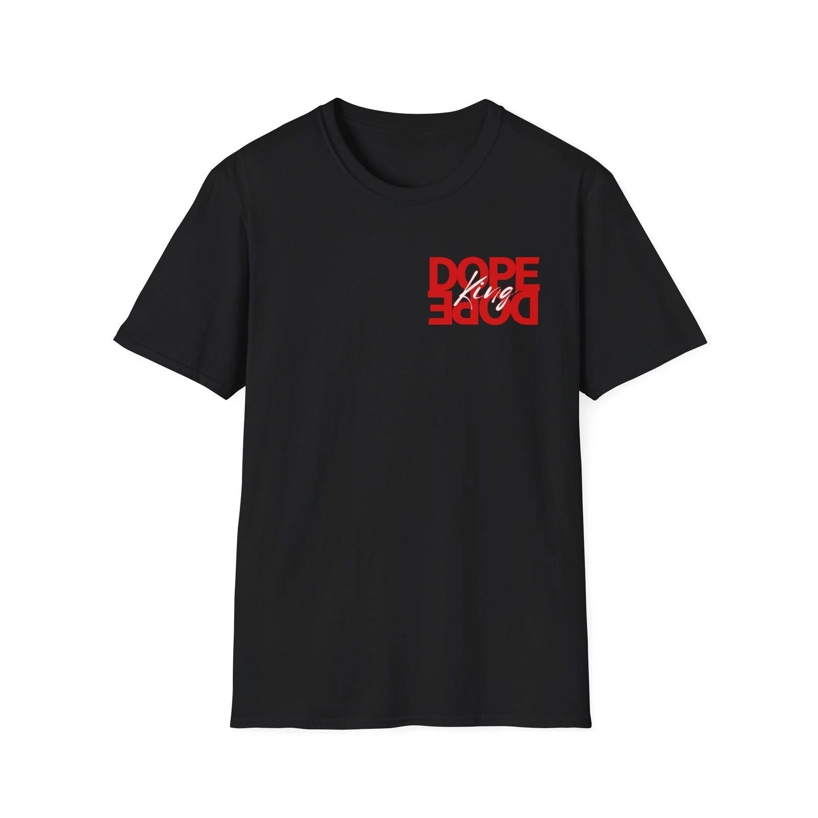 DOPE mirrored text T-Shirt,Custom Personalized T-Shirt with Name or Message Unisex T-shirt, Sweatshirt, Hoodie, Long Sleeve Tee - T-Shirt, Sweatshirt, Hoodie