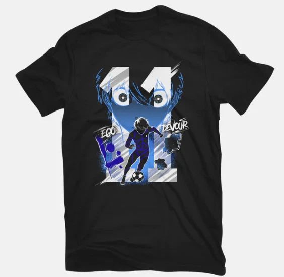 Yoichi Isagi T-shirt, color Black from TeeFury labels from size S to 5 XL Unisex T-shirt, Sweatshirt, Hoodie, Long Sleeve Tee - T-Shirt, Sweatshirt, Hoodie