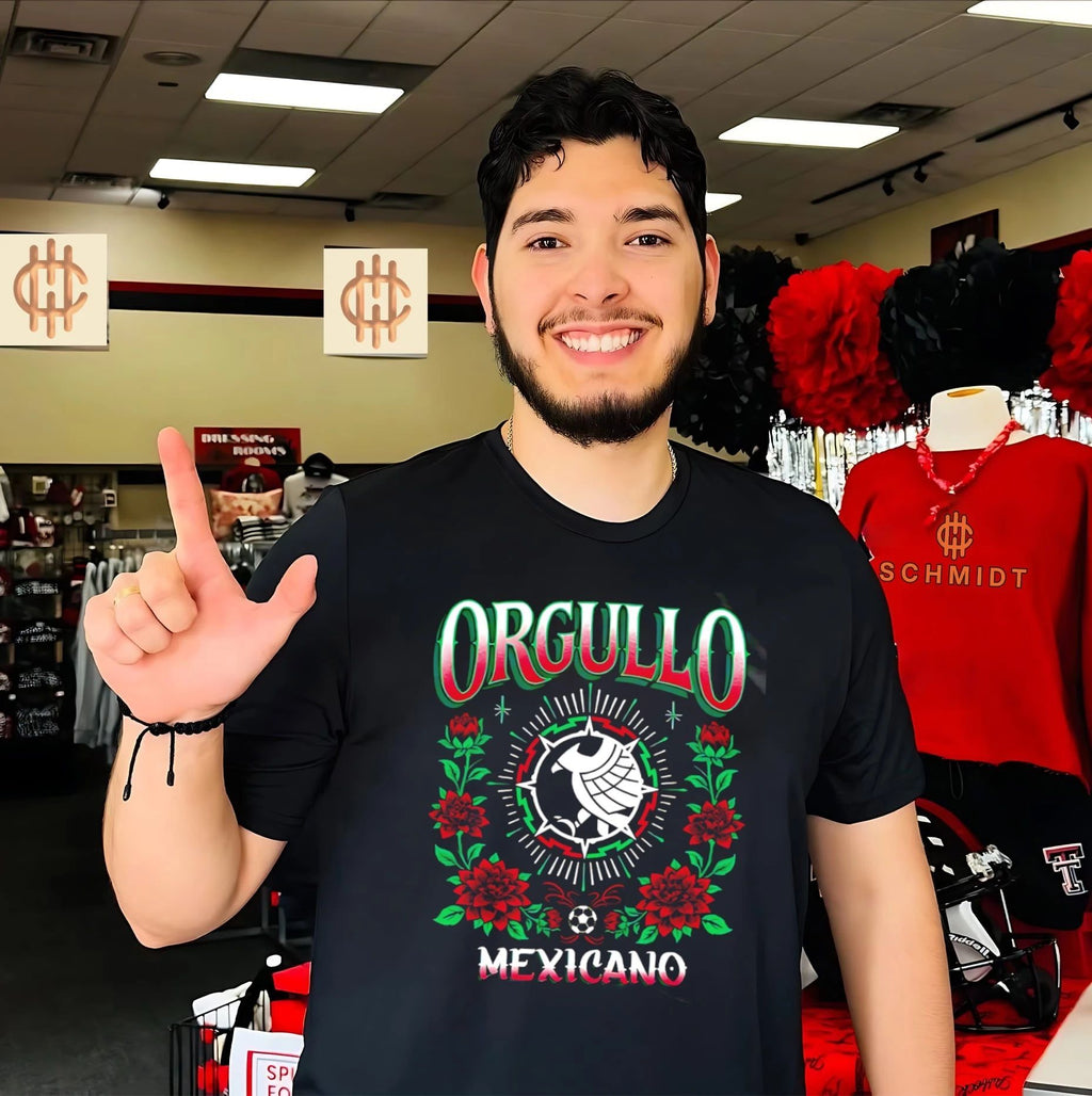 Orgullo Mexicano eagle crest graphic shirt Unisex T-shirt, Sweatshirt, Hoodie, Long Sleeve Tee - T-Shirt, Sweatshirt, Hoodie