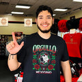 Orgullo Mexicano eagle crest graphic shirt Unisex T-shirt, Sweatshirt, Hoodie, Long Sleeve Tee - T-Shirt, Sweatshirt, Hoodie