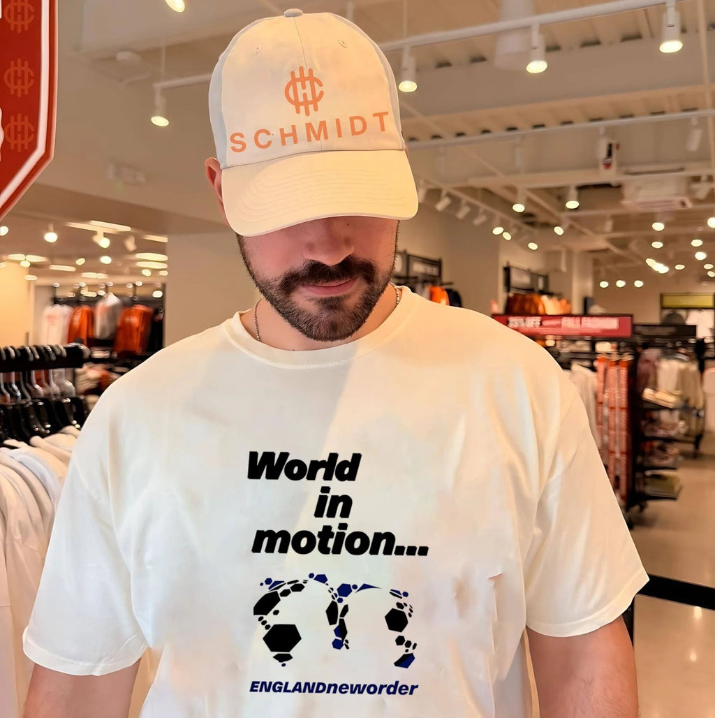 World in Motion England New Order soccer shirt Unisex T-shirt, Sweatshirt, Hoodie, Long Sleeve Tee - T-Shirt, Sweatshirt, Hoodie