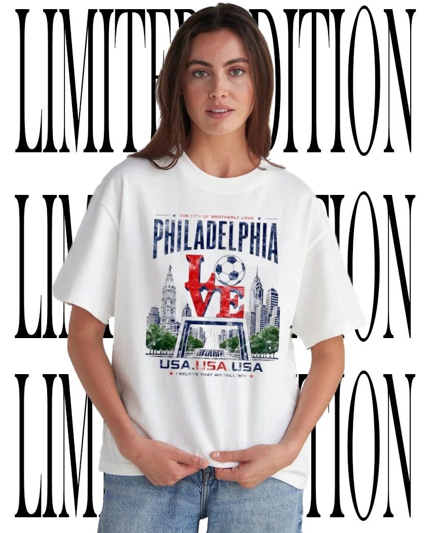 Love Park Soccer Club Philadelphia USA Shirt Unisex T-shirt, Sweatshirt, Hoodie, Long Sleeve Tee - T-Shirt, Sweatshirt, Hoodie