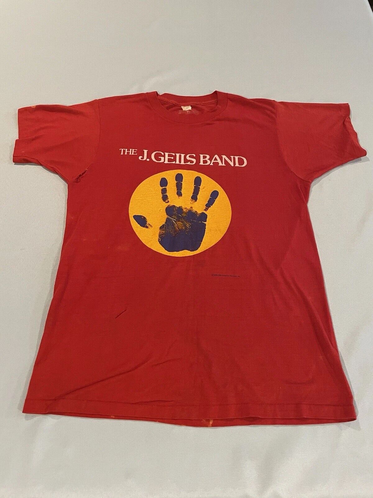 The J. Geils Band Music Red Black T-Shirt Cotton All Size NT52 Unisex T-shirt, Sweatshirt, Hoodie, Long Sleeve Tee - T-Shirt, Sweatshirt, Hoodie