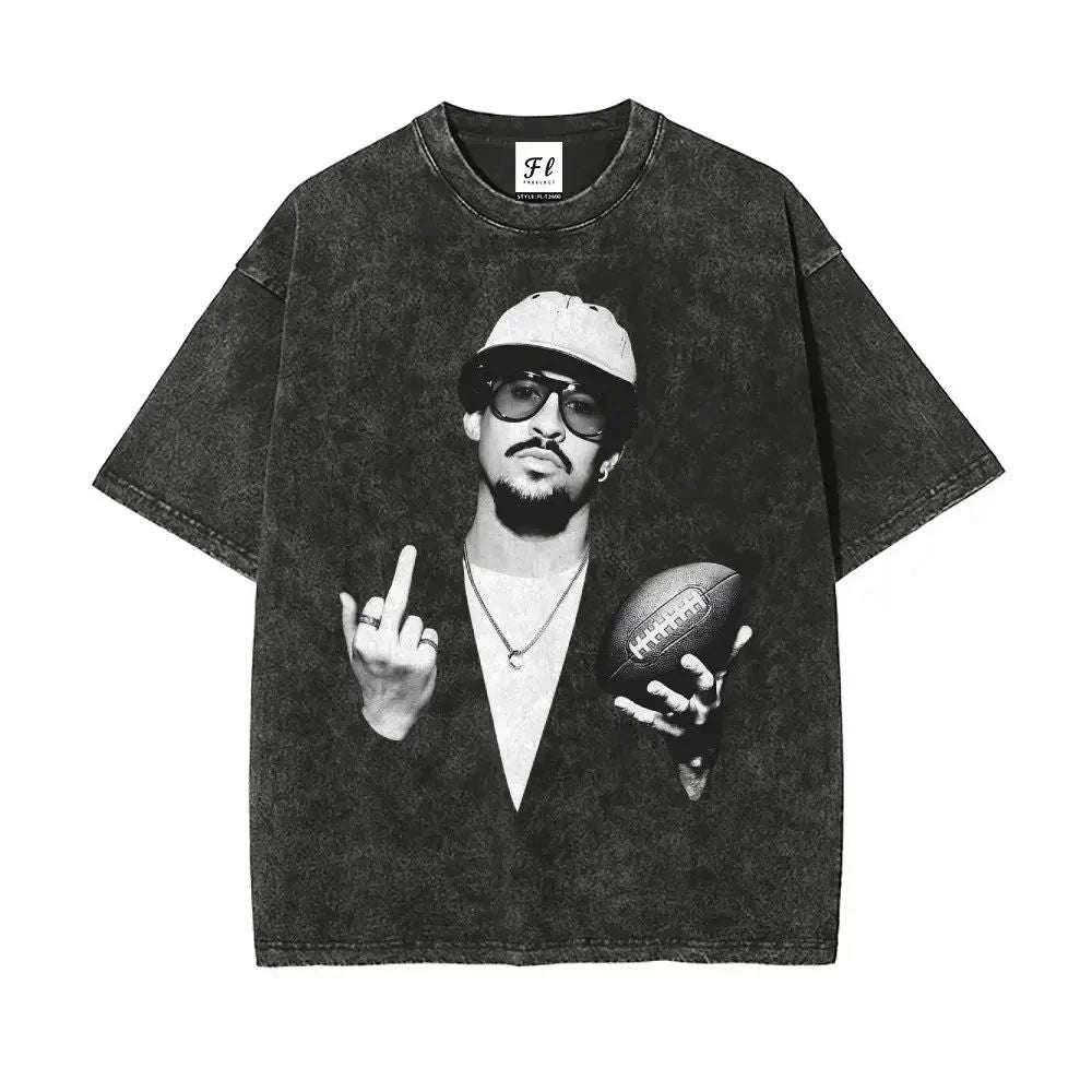 Football Bunny Graphic T-Shirt Oversized Cotton Streetwear Tee Unisex T-shirt, Sweatshirt, Hoodie, Long Sleeve Tee - T-Shirt, Sweatshirt, Hoodie