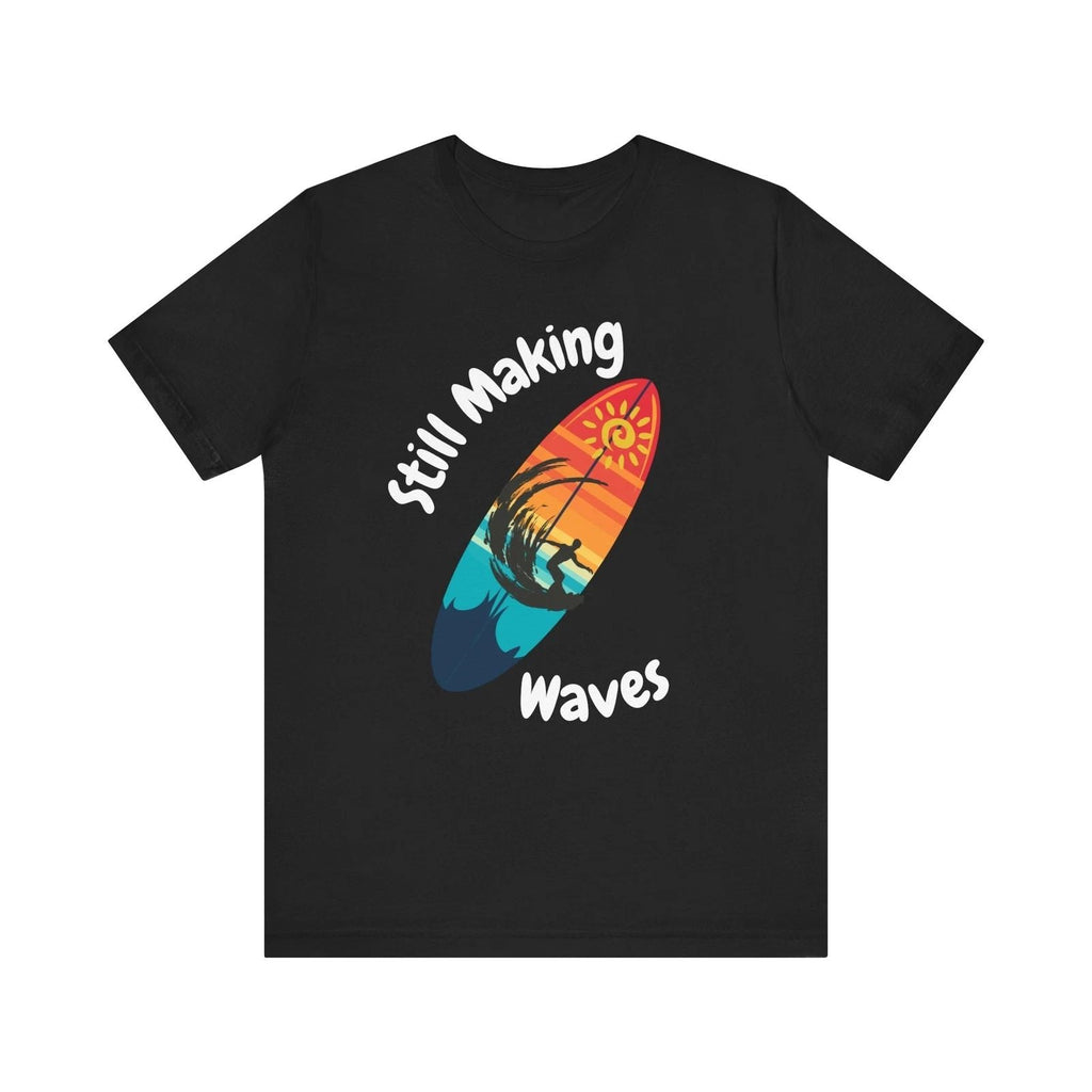 Surfboard Sunset Tee Shirt Beach Waves Graphic Top Ocean Sun Unisex Jersey Unisex T-shirt, Sweatshirt, Hoodie, Long Sleeve Tee - T-Shirt, Sweatshirt, Hoodie