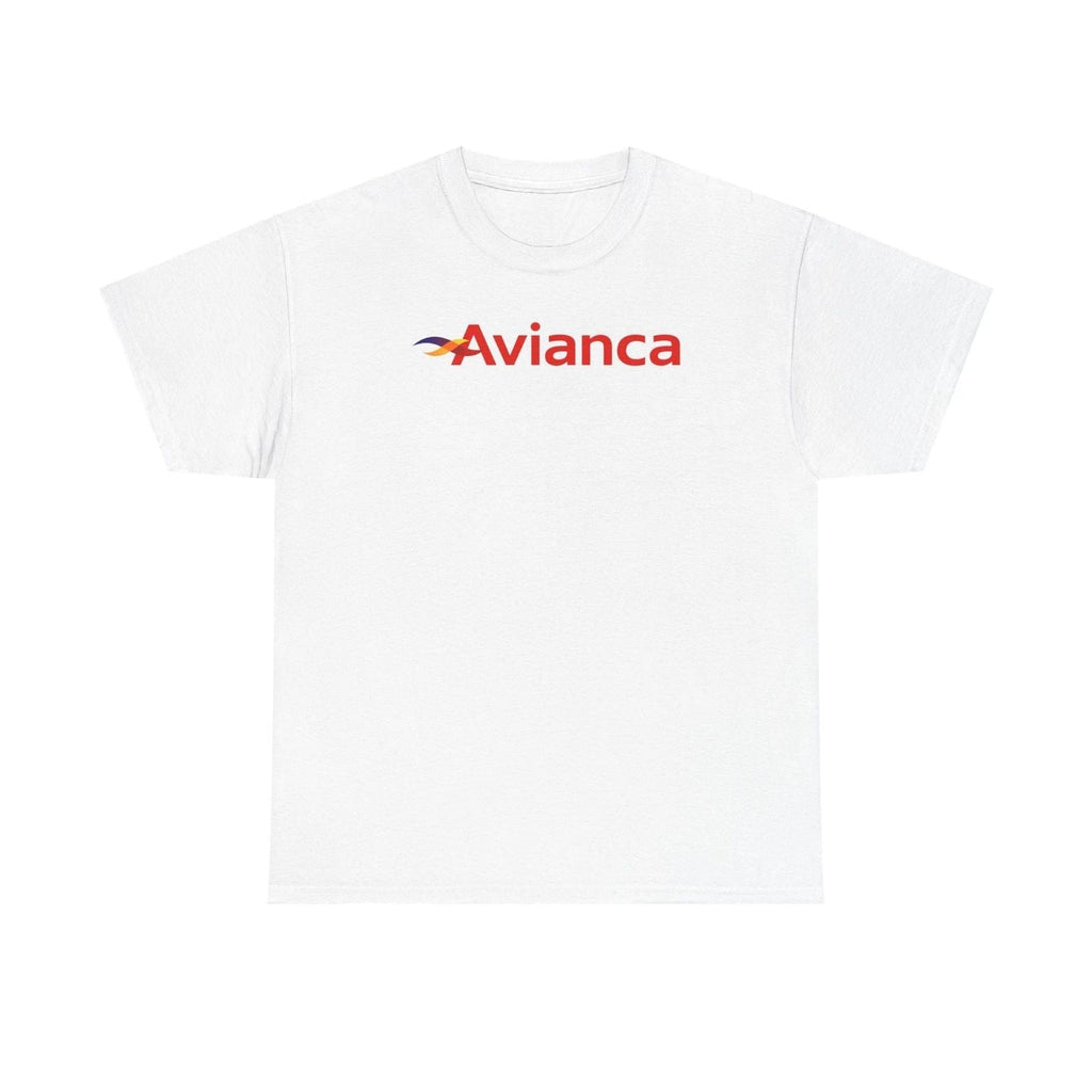 Avianca Airlines Unisex Heavy Cotton Tee, Travel T-Shirt, Airplane Lover Shirt, Unisex T-shirt, Sweatshirt, Hoodie, Long Sleeve Tee - T-Shirt, Sweatshirt, Hoodie