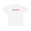 Avianca Airlines Unisex Heavy Cotton Tee, Travel T-Shirt, Airplane Lover Shirt, Unisex T-shirt, Sweatshirt, Hoodie, Long Sleeve Tee - T-Shirt, Sweatshirt, Hoodie