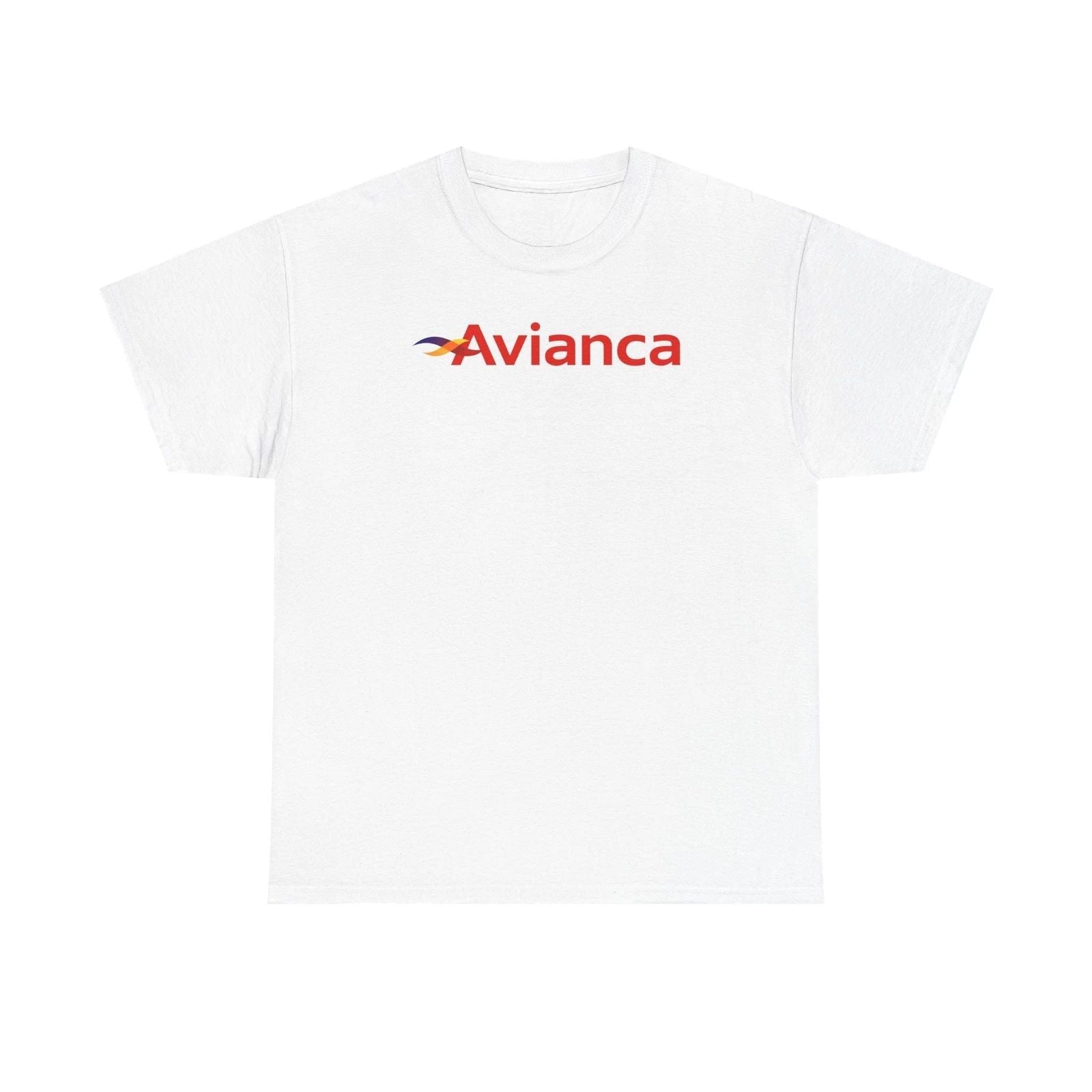 Avianca Airlines Unisex Heavy Cotton Tee, Travel T-Shirt, Airplane Lover Shirt, Unisex T-shirt, Sweatshirt, Hoodie, Long Sleeve Tee - T-Shirt, Sweatshirt, Hoodie