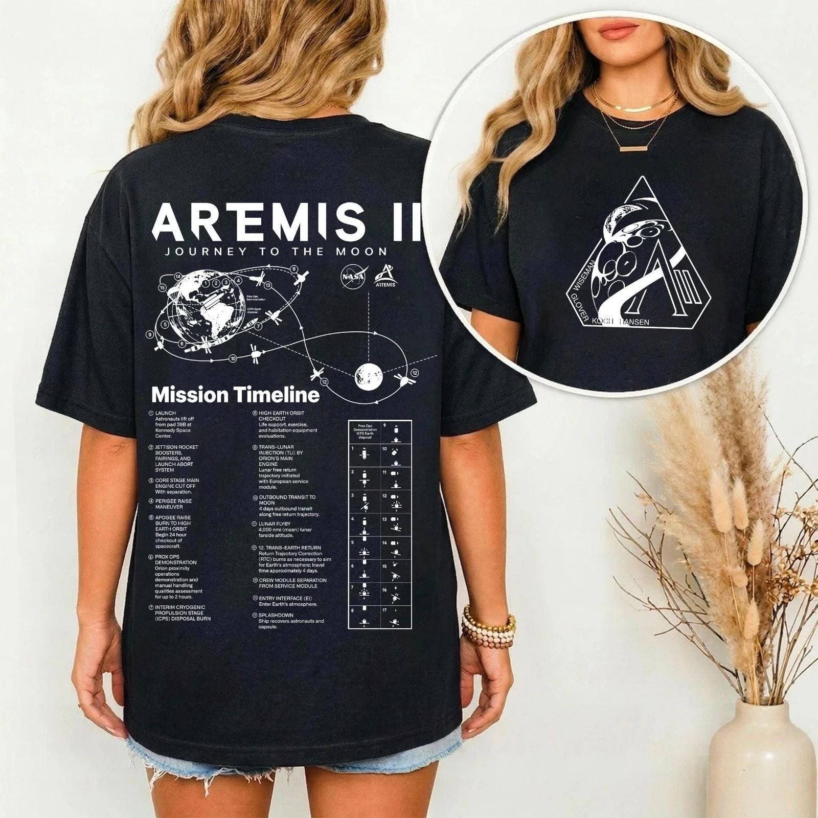 Artemis II Launch to The Moon 2026 Unisex T-Shirt Unisex T-shirt, Sweatshirt, Hoodie, Long Sleeve Tee - T-Shirt, Sweatshirt, Hoodie