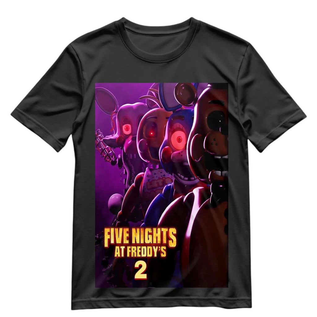 Five Nights At Freddys 2 T Shirt FNAF 2 Movie Shirt Graphic Tee S-XXXL Shirt V2 Unisex T-shirt, Sweatshirt, Hoodie, Long Sleeve Tee - T-Shirt, Sweatshirt, Hoodie