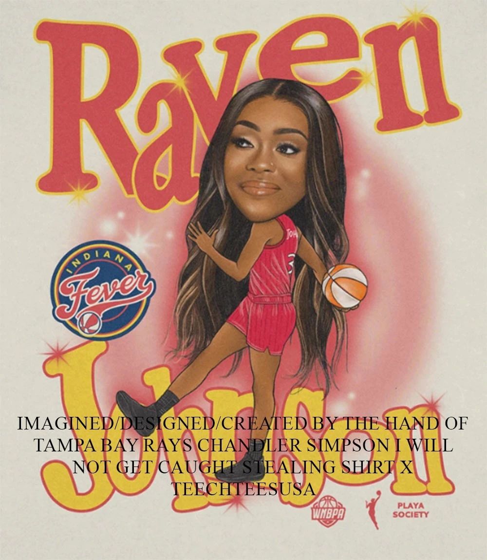 Raven Johnson Draft Indiana Fever 2026 WNBA caricature shirt Unisex T-shirt, Sweatshirt, Hoodie, Long Sleeve Tee - T-Shirt, Sweatshirt, Hoodie