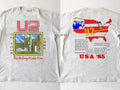 U2 On Tour 1985 T-Shirt, Double Sided T-Shirt Unisex T-shirt, Sweatshirt, Hoodie, Long Sleeve Tee - T-Shirt, Sweatshirt, Hoodie