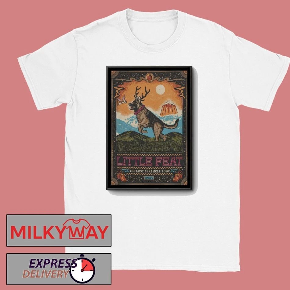 Little Feat The Last Farewell Tour 2026 Poster shirt Unisex T-shirt, Sweatshirt, Hoodie, Long Sleeve Tee - T-Shirt, Sweatshirt, Hoodie
