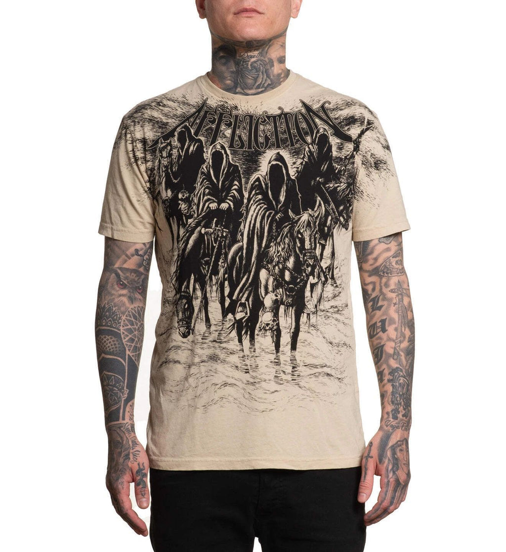 Affliction Men's T-shirt Black Hunt Y2K Biker Unisex T-shirt, Sweatshirt, Hoodie, Long Sleeve Tee - T-Shirt, Sweatshirt, Hoodie