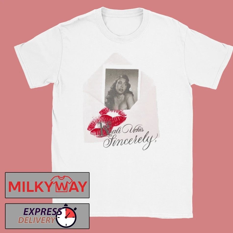 Kali Uchis Sincerely Tour Tee White shirt Unisex T-shirt, Sweatshirt, Hoodie, Long Sleeve Tee - T-Shirt, Sweatshirt, Hoodie