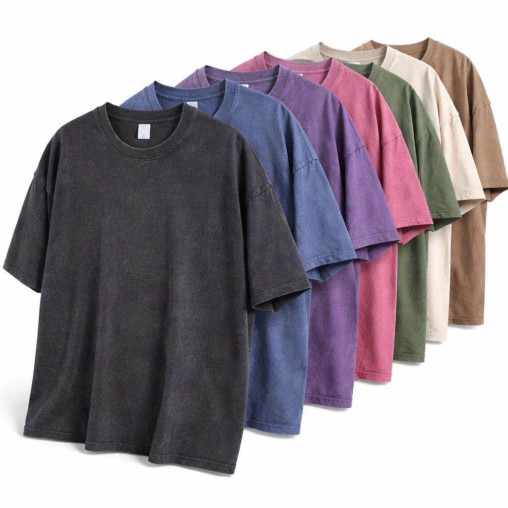 Vintage Washed T Shirt Men Women Oversized Tee 100% Cotton Casual Streetwear Unisex T-shirt, Sweatshirt, Hoodie, Long Sleeve Tee - T-Shirt, Sweatshirt, Hoodie