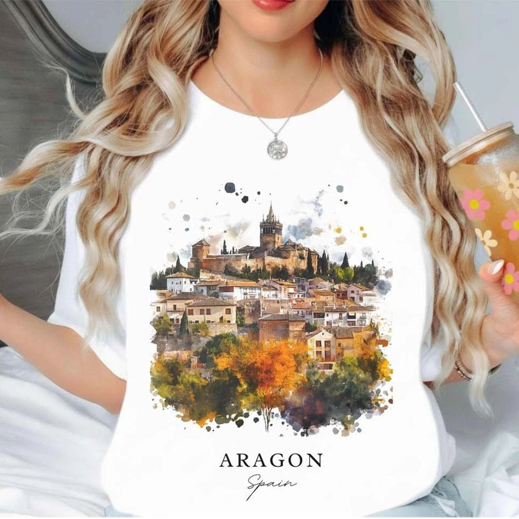 Aragon Spain Unisex Shirt Travel Gift Spain Trip Lovers Souvenir Tee Unisex T-shirt, Sweatshirt, Hoodie, Long Sleeve Tee - T-Shirt, Sweatshirt, Hoodie