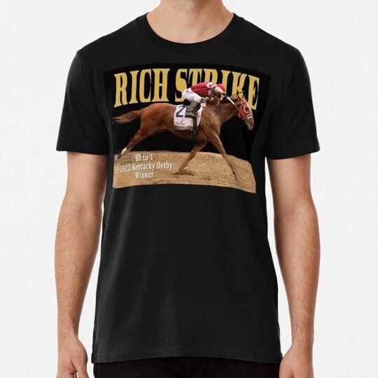 Rich Strike 80 To 1 Winner 2022 Kentucky Derby S to 5XL Made in the USA T-Shirt Unisex T-shirt, Sweatshirt, Hoodie, Long Sleeve Tee - T-Shirt, Sweatshirt, Hoodie