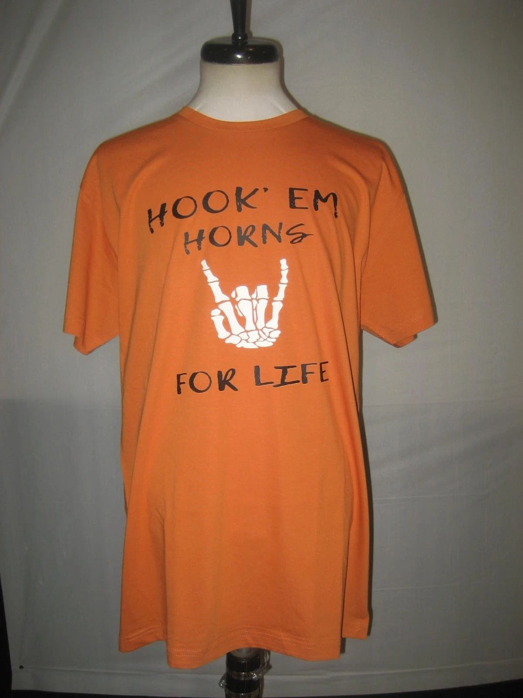TEXAS LONGHORNS " HOOK' EM HORNS FOR LIFE " UNISEX HALLOWEEN CUSTOM TEE SHIRT Unisex T-shirt, Sweatshirt, Hoodie, Long Sleeve Tee - T-Shirt, Sweatshirt, Hoodie