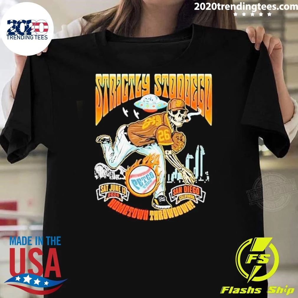 Slightly Stoopid June 13 2026 San Diego Padres Hometown Throwdown Shirt Unisex T-shirt, Sweatshirt, Hoodie, Long Sleeve Tee - T-Shirt, Sweatshirt, Hoodie