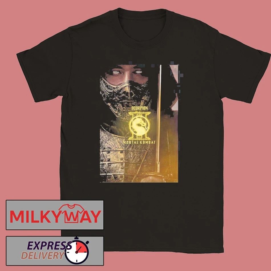 Mortal Kombat II Movie Exclusive Scorpion Character Poster T-Shirt Unisex T-shirt, Sweatshirt, Hoodie, Long Sleeve Tee - T-Shirt, Sweatshirt, Hoodie
