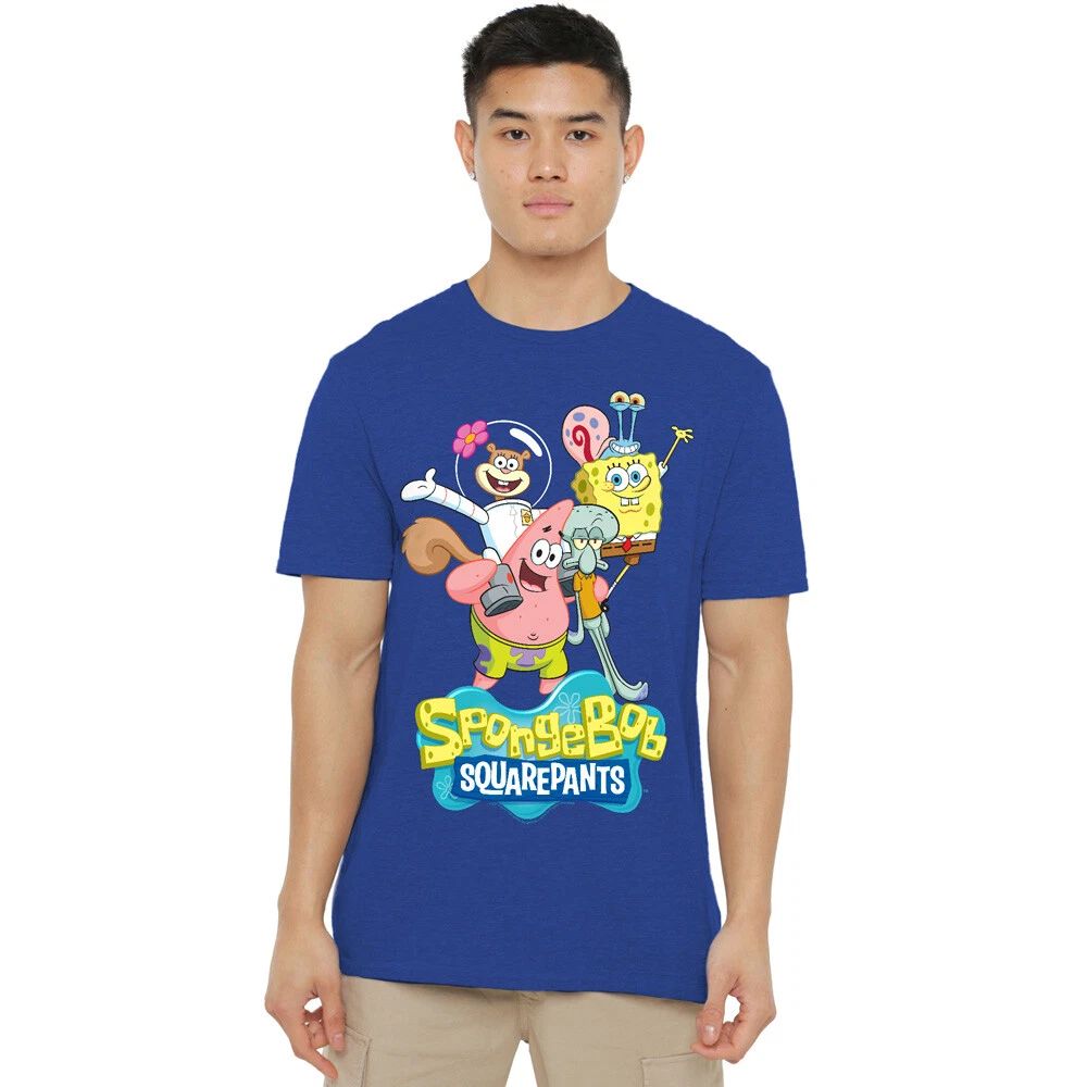 Spongebob Spongebob Group Shot T-Shirt S-2XL-Royal Blue Unisex T-shirt, Sweatshirt, Hoodie, Long Sleeve Tee - T-Shirt, Sweatshirt, Hoodie