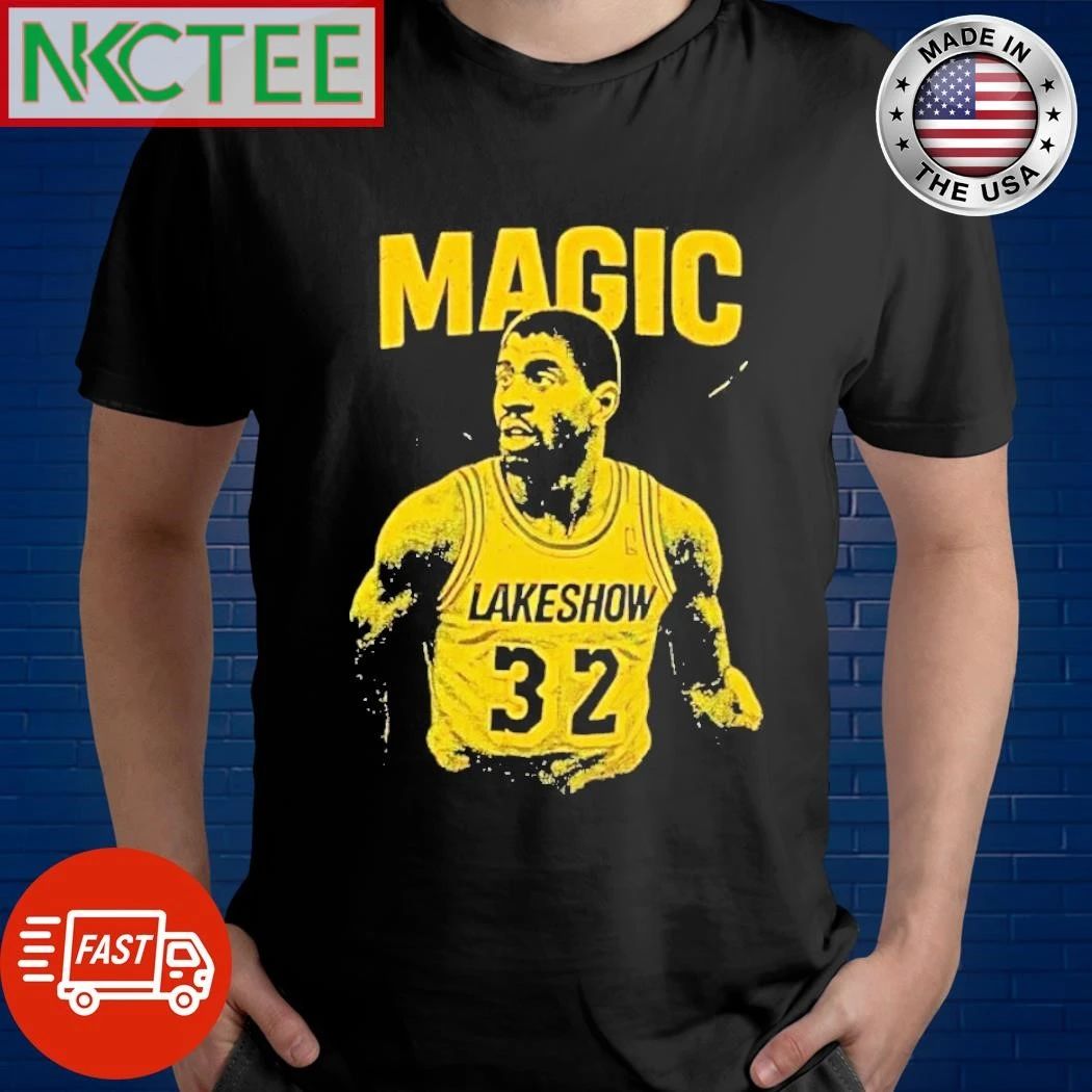 Magic Johnson Los Angeles Lakers Show 32 shirt Unisex T-shirt, Sweatshirt, Hoodie, Long Sleeve Tee - T-Shirt, Sweatshirt, Hoodie