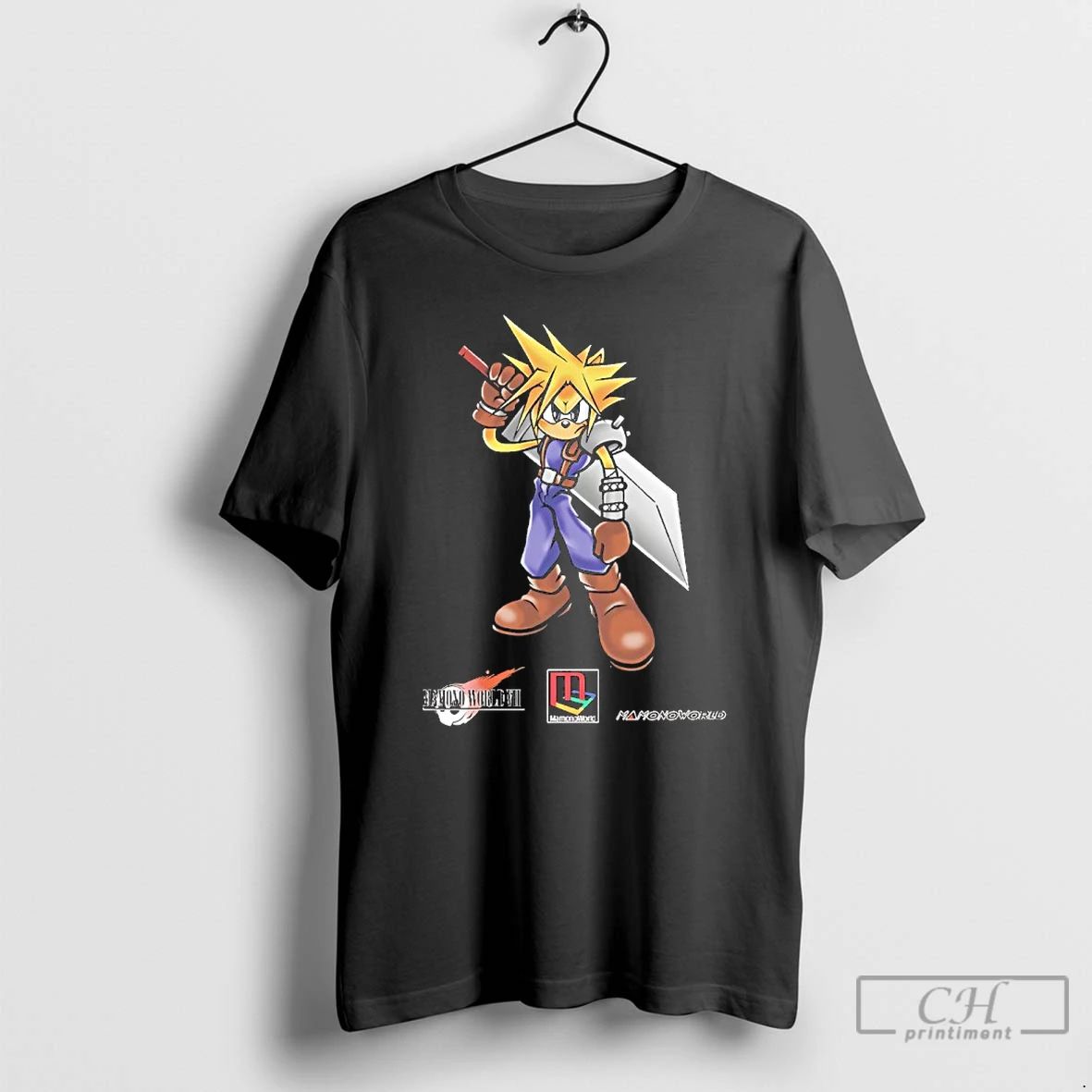 Classic Cloud Strife Mbn Cld X Mamonoworld T Shirts Unisex T-shirt, Sweatshirt, Hoodie, Long Sleeve Tee - T-Shirt, Sweatshirt, Hoodie