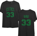 Vintage Sports Shirt  Larry Bird Fan Tee, Double Sided Jersey Look Unisex T-shirt, Sweatshirt, Hoodie, Long Sleeve Tee - T-Shirt, Sweatshirt, Hoodie