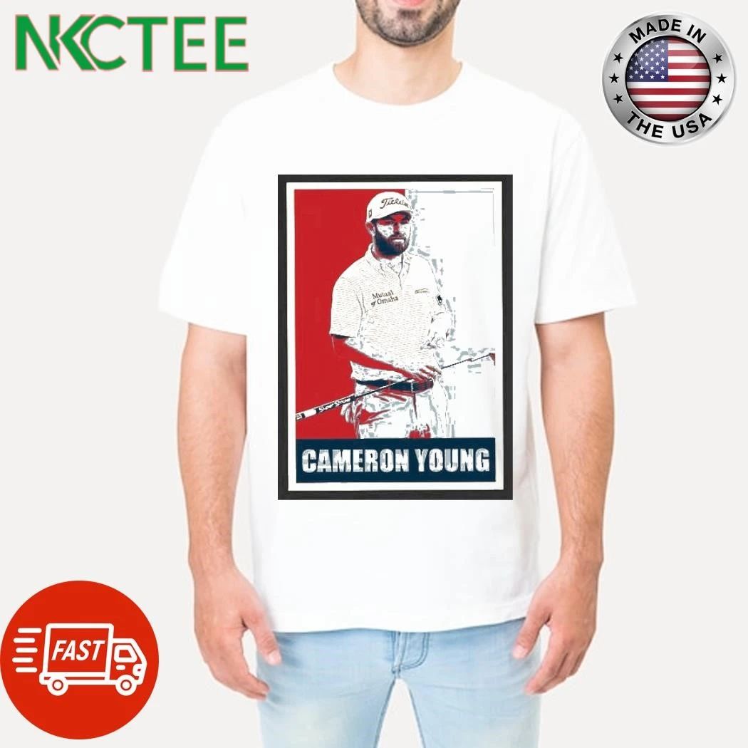 Cameron Young Golfer Hope Vintage shirt Unisex T-shirt, Sweatshirt, Hoodie, Long Sleeve Tee - T-Shirt, Sweatshirt, Hoodie