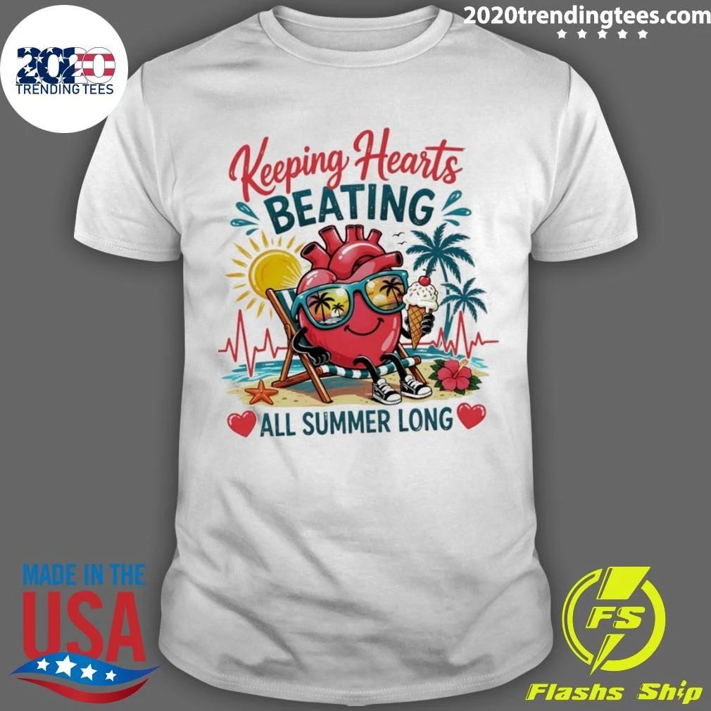 Anatomical Heart Keeping Hearts Beating All Summer Long Shirt Unisex T-shirt, Sweatshirt, Hoodie, Long Sleeve Tee - T-Shirt, Sweatshirt, Hoodie