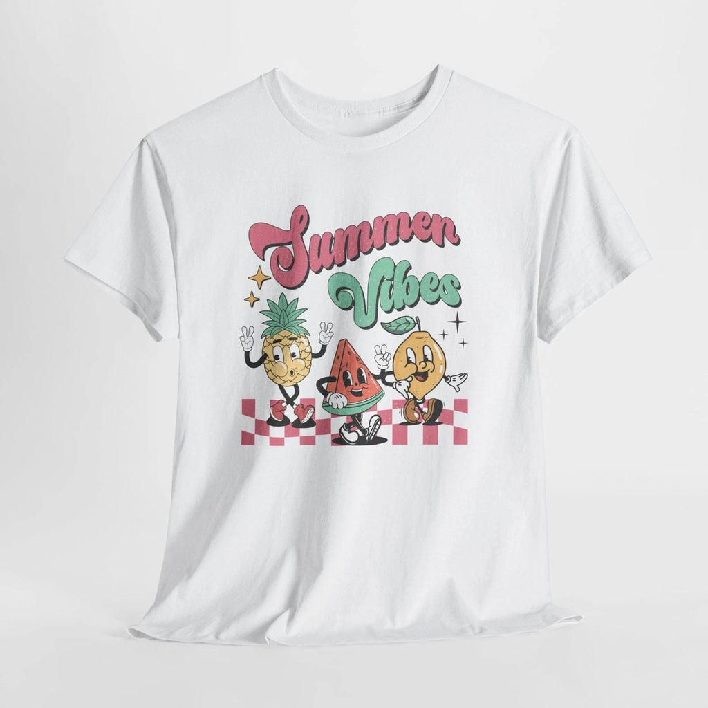 Summer Vibes Fruit Characters T-Shirt | Retro Skateboard Unisex T-shirt, Sweatshirt, Hoodie, Long Sleeve Tee - T-Shirt, Sweatshirt, Hoodie