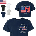 America 250 Years Independence Day Shirt | Front & Back 1776-2026 Eagle Tee Unisex T-shirt, Sweatshirt, Hoodie, Long Sleeve Tee - T-Shirt, Sweatshirt, Hoodie