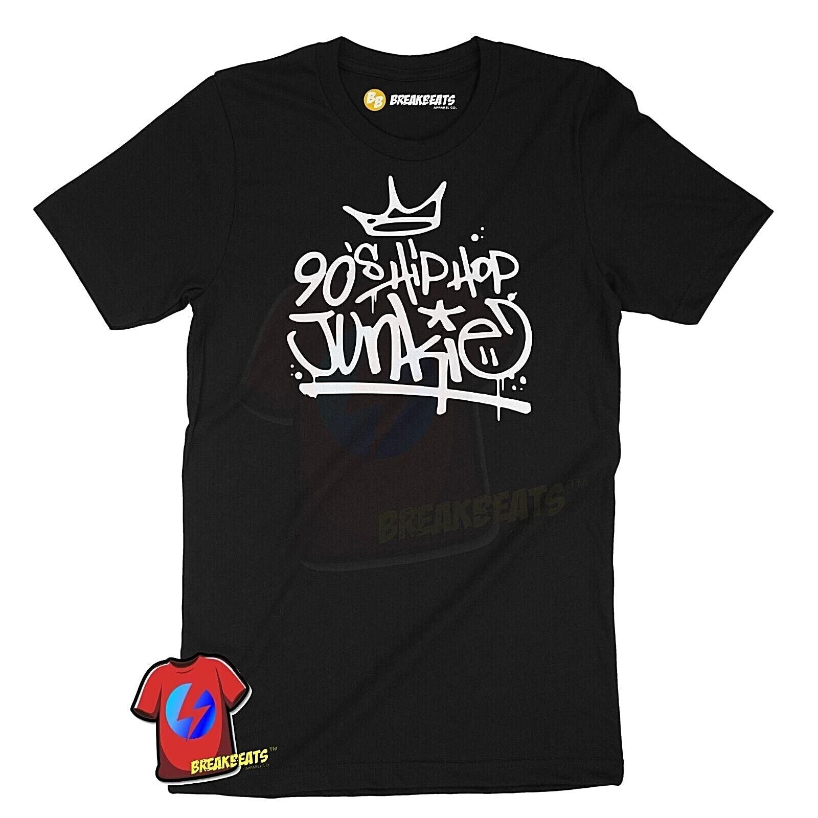 Hip Hop 90's Junkie T-Shirt Urban Street Graffiti Tag Tee Unisex T-shirt, Sweatshirt, Hoodie, Long Sleeve Tee - T-Shirt, Sweatshirt, Hoodie