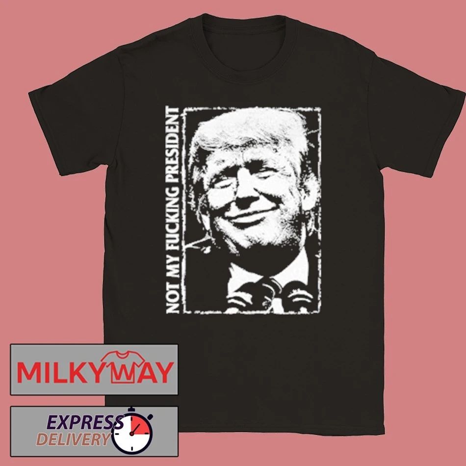 NOFX Trump Is Not My President Black White Shirt Unisex T-shirt, Sweatshirt, Hoodie, Long Sleeve Tee - T-Shirt, Sweatshirt, Hoodie