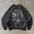 Jesus Vintage 90s Graphic Hoodie, Retro Y2k Jesus Hand Drawn Sweater, Unisex T-shirt, Sweatshirt, Hoodie, Long Sleeve Tee - T-Shirt, Sweatshirt, Hoodie