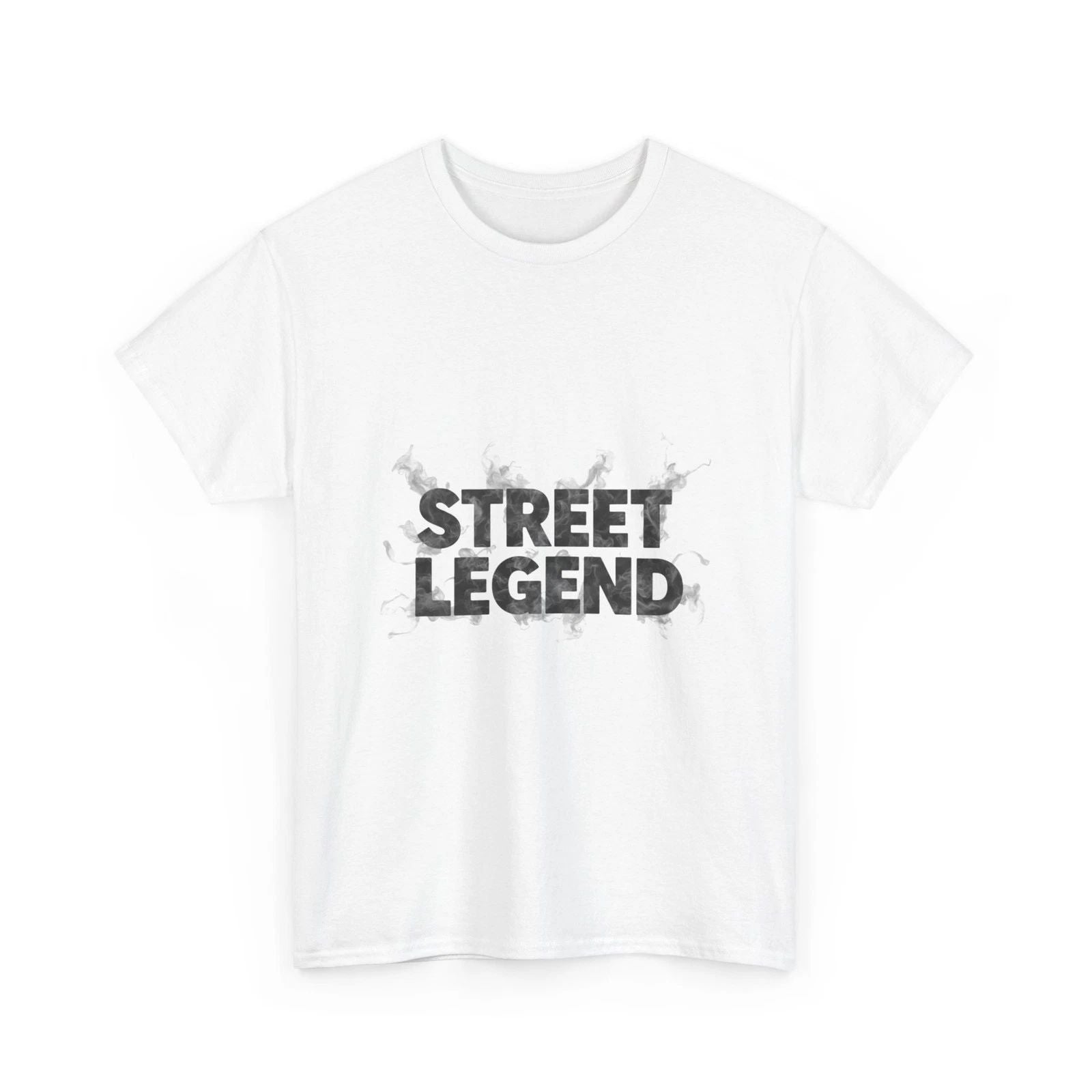 Street Legend tee | Smoke Text Shirt, Cool Streetwear, Cotton T-Shirt, Style Unisex T-shirt, Sweatshirt, Hoodie, Long Sleeve Tee - T-Shirt, Sweatshirt, Hoodie
