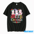Three Cute Unicorns Merry Christmas Festive Tshirts Sweater Unisex T-shirt, Sweatshirt, Hoodie, Long Sleeve Tee - T-Shirt, Sweatshirt, Hoodie