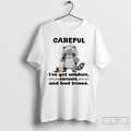Classic Raccoon Careful Ive Got Wisdom Sarcasm And Bad Knees T Shirts Unisex T-shirt, Sweatshirt, Hoodie, Long Sleeve Tee - T-Shirt, Sweatshirt, Hoodie