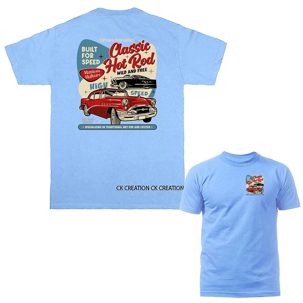 Classic Hot Rod Vintage Custom Car Automobile Graphic T-shirt Unisex T-shirt, Sweatshirt, Hoodie, Long Sleeve Tee - T-Shirt, Sweatshirt, Hoodie
