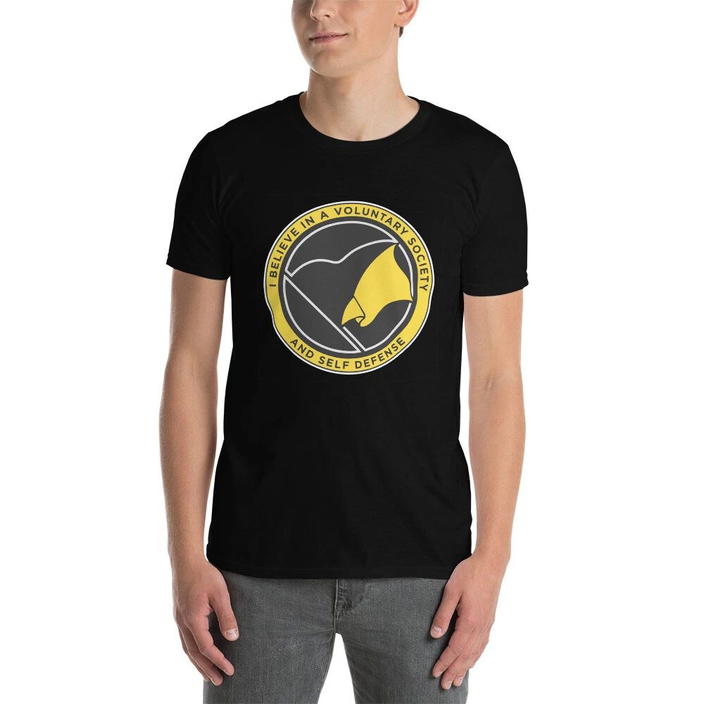 I believe in a Voluntary Society T-Shirt Ancap Libertarian Party Gadsden Freedom Unisex T-shirt, Sweatshirt, Hoodie, Long Sleeve Tee - T-Shirt, Sweatshirt, Hoodie