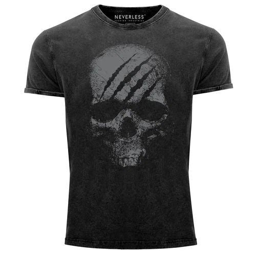 Mens Vintage Shirt Skull Skull Skeleton Print Print Unisex T-shirt, Sweatshirt, Hoodie, Long Sleeve Tee - T-Shirt, Sweatshirt, Hoodie