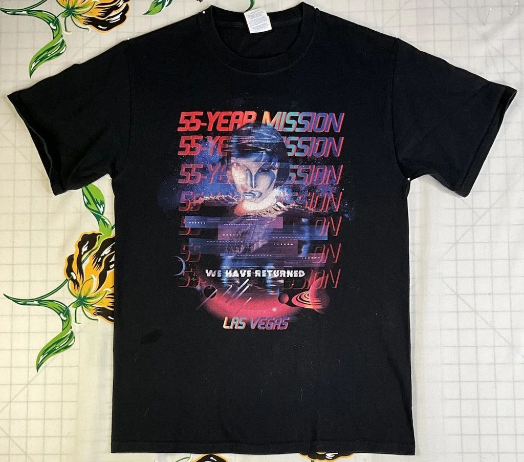 T Shirt 55 Year Mission Black Small Unisex T-shirt, Sweatshirt, Hoodie, Long Sleeve Tee - T-Shirt, Sweatshirt, Hoodie