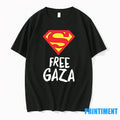 Superman Free Gaza Logo Tshirts Sweater Unisex T-shirt, Sweatshirt, Hoodie, Long Sleeve Tee - T-Shirt, Sweatshirt, Hoodie