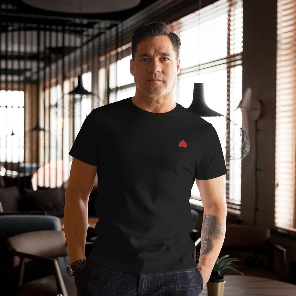 Heart upside down Men's premium cotton t-shirt Unisex T-shirt, Sweatshirt, Hoodie, Long Sleeve Tee - T-Shirt, Sweatshirt, Hoodie